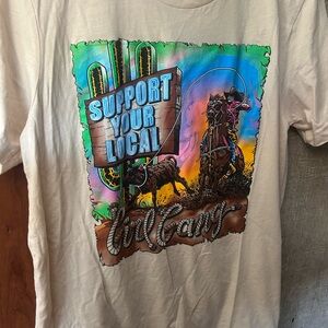 Support Your Local Rodeo Graphic Tee - Beige